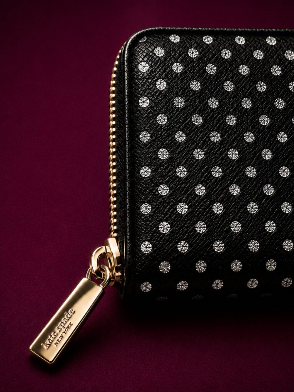 KATE SPADE New York Spencer Continental Saffiano Leather Long Zip Around Wallet - Picture 9 of 15